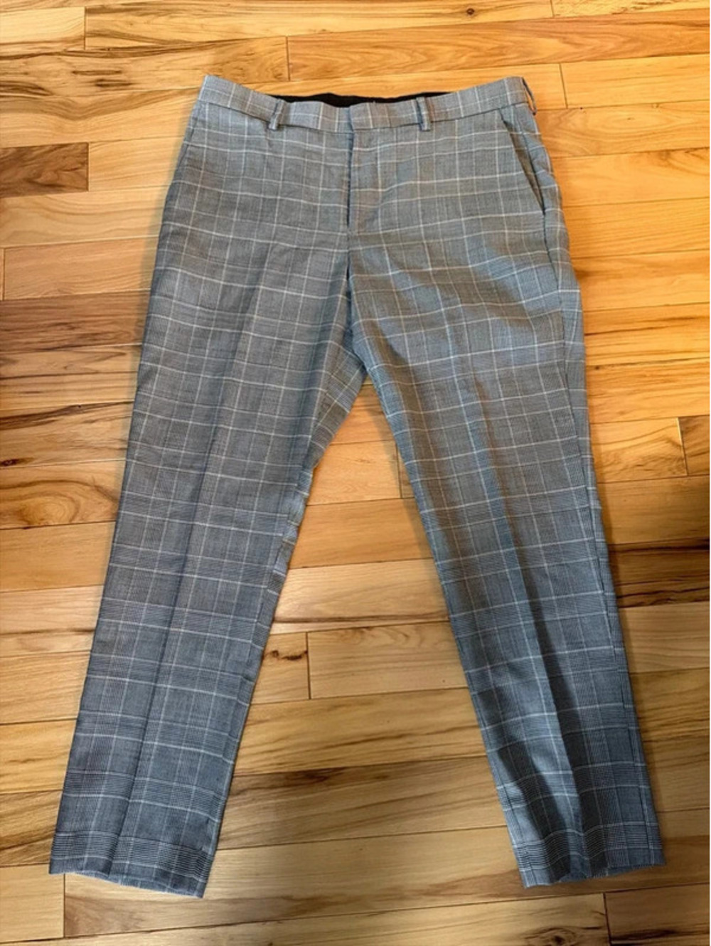 Men’s J. Crew Bowery Pants! Awesome Plaid! 34 x 30 Slim Cut!